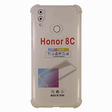Клип-кейс Honor 8C Силикон-2 прозрачный