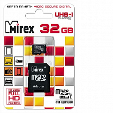 Mirex 32Gb HC (Class 10, UHS-I) + адаптер