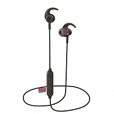 Bluetooth наушники Perfeo WOOF с микрофном, MP3 плеер, черный