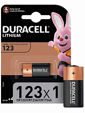 Duracell CR123A Lithium (Блистер 1 шт.) 