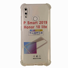 Клип-кейс Huawei PSmart (2019)/ Honor 10 Lite Силикон-2 прозрачный
