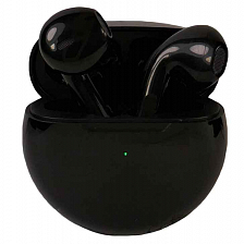 Bluetooth наушники Pro 6 TWS с микрофоном, черный. Футляр-зарядка.