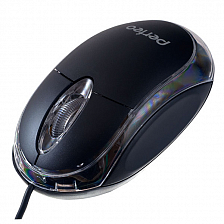 Мышь Perfeo GLOW USB, 3 кнопки, черный