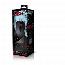 Мышь игровая Smartbuy RUSH + КОВРИК, черный