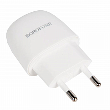Универсальное сетевое з/у USB BOROFONE BA49A 2.1A, белый