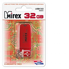 USB 3.0 Mirex 32Gb CHROMATIC RED