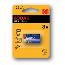 Kodak CR123 Lithium (Блистер 1 шт.)