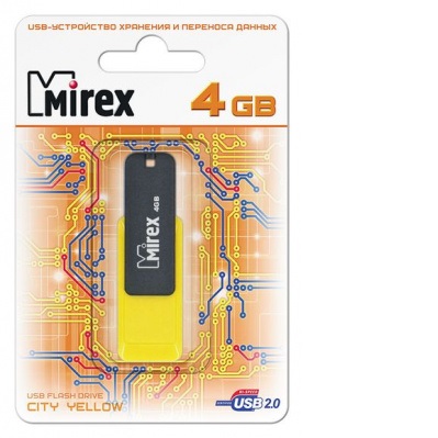 Mirex 4Gb CITY YELLOW
