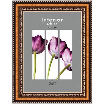 Фоторамка 15х21 пластиковая Interior Office 786 Золото