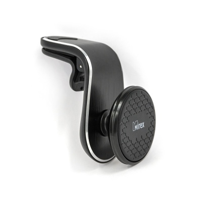 Автодержатель Mirex N5, магнит, воздуховод, черный 