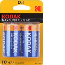 Kodak LR20 Max (Блистер 2 шт.)