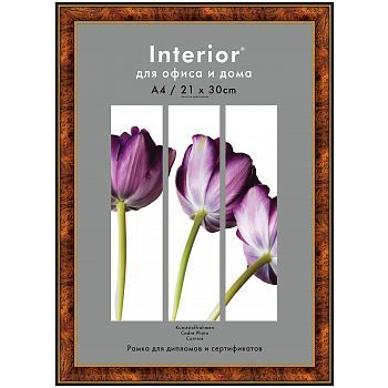 Фоторамка 21х30 пластиковая Interior Office 282 Темный орех