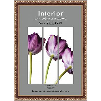 Фоторамка 21х30 пластиковая Interior Office 982 Темный орех