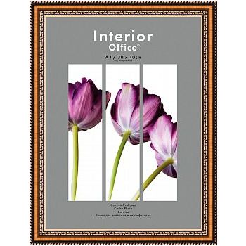 Фоторамка 30х40 пластиковая Interior Office 786 Золото