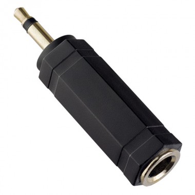 Переходник 6.35 гнездо - 3.5 штекер Perfeo