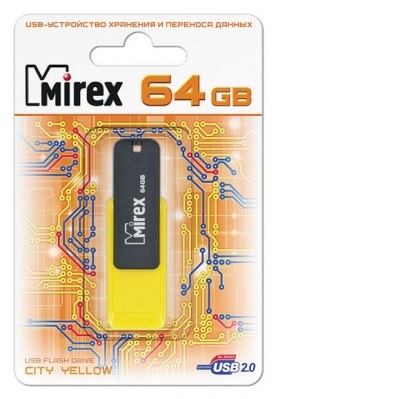 Mirex 64Gb CITY YELLOW