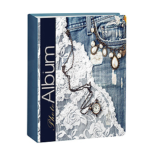 Фотоальбом Image Art, 10х15, 100 фото, Джинс