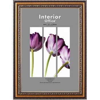 Фоторамка 21х30 пластиковая Interior Office 786 Золото