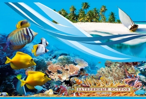 20 листов, А4, скрепка, ЗАТЕРЯННЫЙ ОСТРОВ