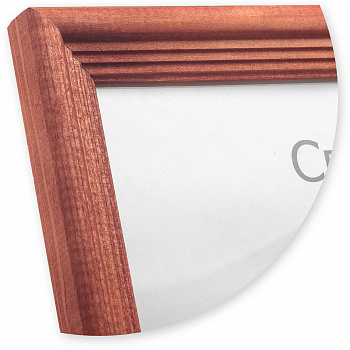 Фоторамка 30х42 деревянная Светосила Красное дерево