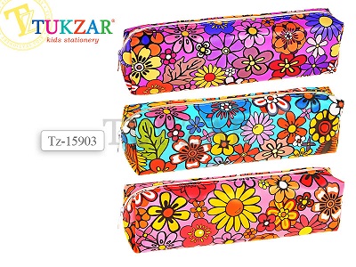Пенал-косметичка TUKZAR ЦВЕТЫ