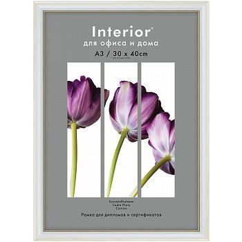 Фоторамка 30х40 пластиковая Interior Office 281 Молоко