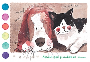 24 листа, А4, скрепка, АЛЕКС КЛАРК