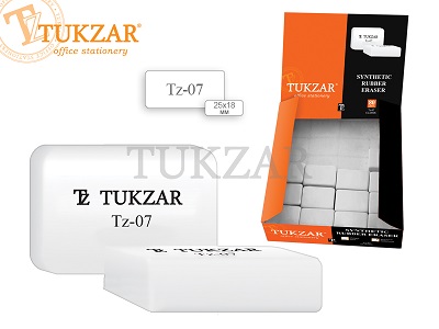 TUKZAR Ластик квадратный, белый