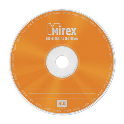 DVD R Bulk Mirex 4.7Gb 16x (50 шт.)+