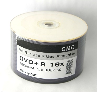 DVD R CMC PRINT 4.7Gb 16x Bulk (50)+