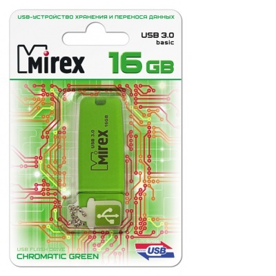 USB 3.0 Mirex 16Gb CHROMATIC GREEN