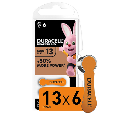 Duracell ZA13 (Блистер 6 шт.) (10)