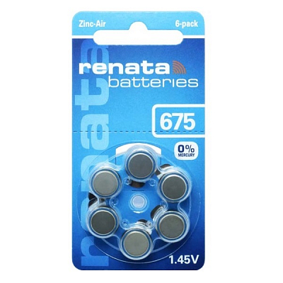 Renata ZA675 (Блистер 6 шт.)