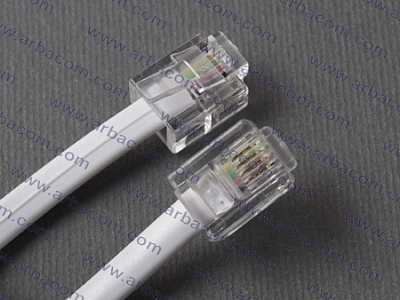 Удлинитель телефонной линии, 1.5 м, белый