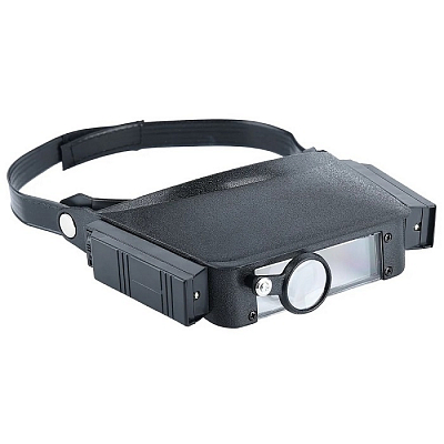 Лупа-очки Perfeo PF-TK1008-2 (1,8x, 2,3х, 3,7х, 4,8х), подсветка