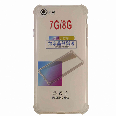 Клип-кейс iPhone 7/8 Силикон-2 прозрачный