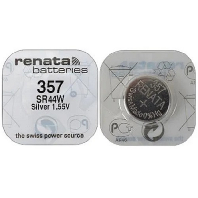 Renata 357 SR44W AG13 (Блистер 1 шт.)