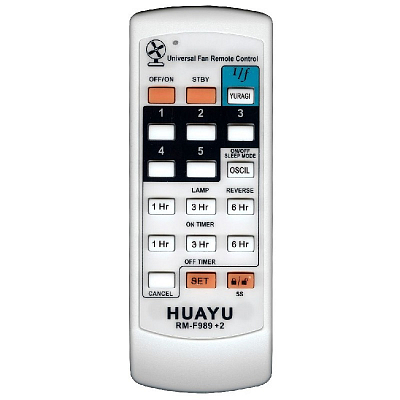 Универсальный пульт Huayu RM-F989+2 (для вентиляторов)