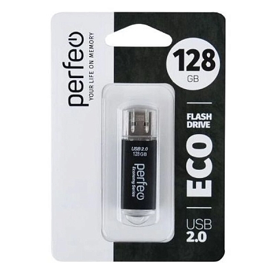 Perfeo 128Gb E01 BLACK economy series