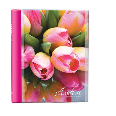 Фотоальбом магнитный Image Art, 23х28, 30 листов, Цветы