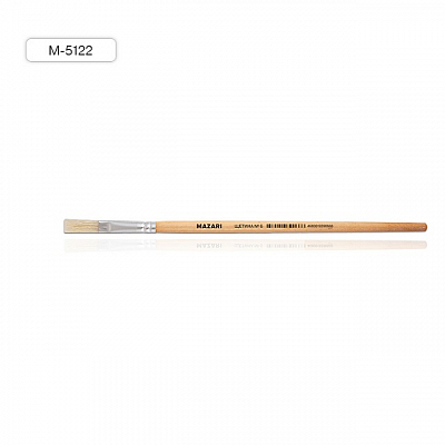 Кисть MAZARI щетина №6, плоская