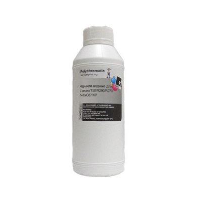 Чернила Polychromatic для EPSON L800/L200/R270/P50/XP/R200/C79/C67, 500 мл, Black, водные
