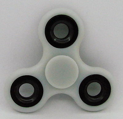 HAND SPINNER ФОСФОРНЫЙ в коробке, белый