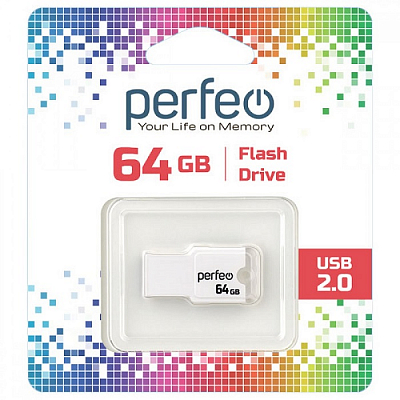 Perfeo 64Gb M01 White