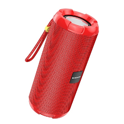 BOROFONE BR15, Bluetooth/microSD/USB/FM/AUX 10Вт, красный