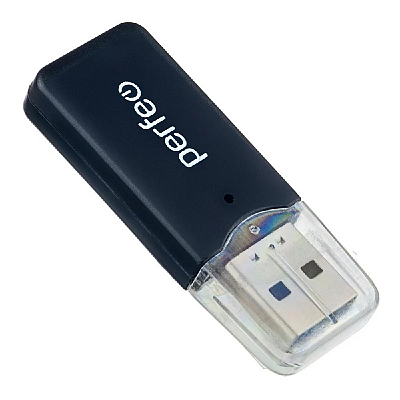 Картридер (microSD) Perfeo, черный
