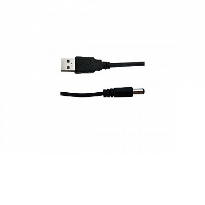 Кабель USB штекер - DC 2.1x5.5 штекер SELENGA, черный, 1.5м
