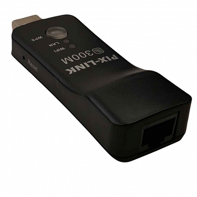 Расширитель зоны WiFi PIX-LINK LV-UE01, питание USB, черный (подходит для TV)