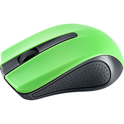Беспроводная мышь Perfeo RAINBOW USB, 3 кнопки, черно-зеленый