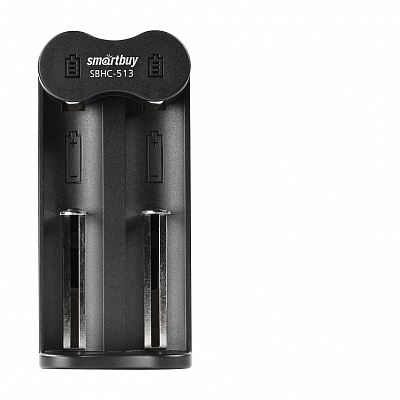 Зарядное устройство для Li-ion аккумуляторов Smartbuy 513 1 или 2 х17335, 14500, 16500, 17650, 18650